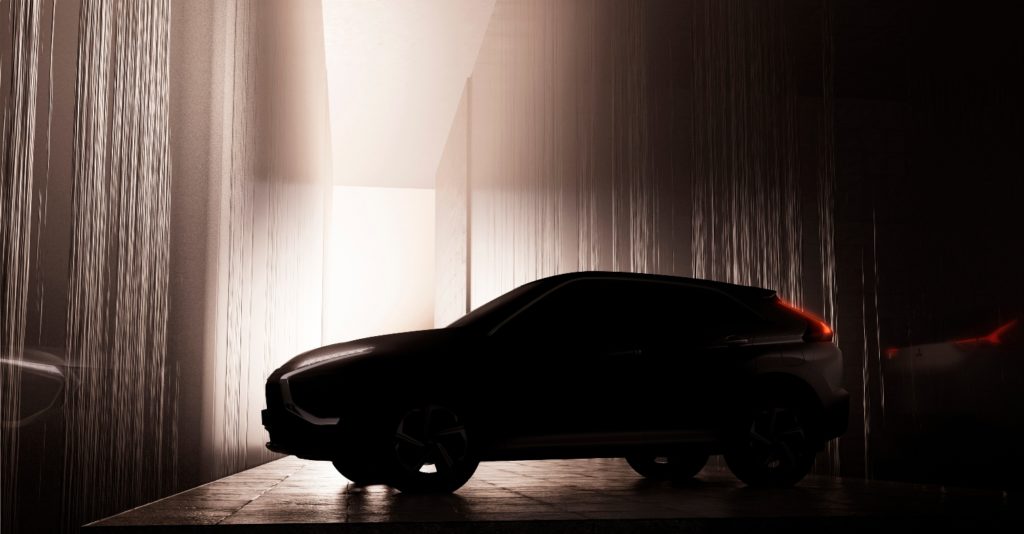 mitsubishi teases new eclipse cross redesign