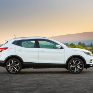 side shot of 2020 nissan rogue sport