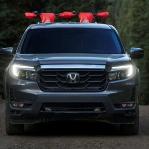 front shot of 2021 honda ridgeline