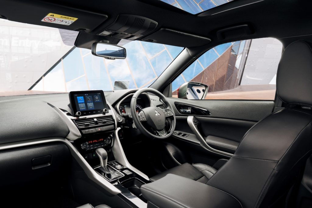 interior shot of new mitsubishi eclipse cross