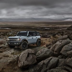 new ford bronco parked outdoors