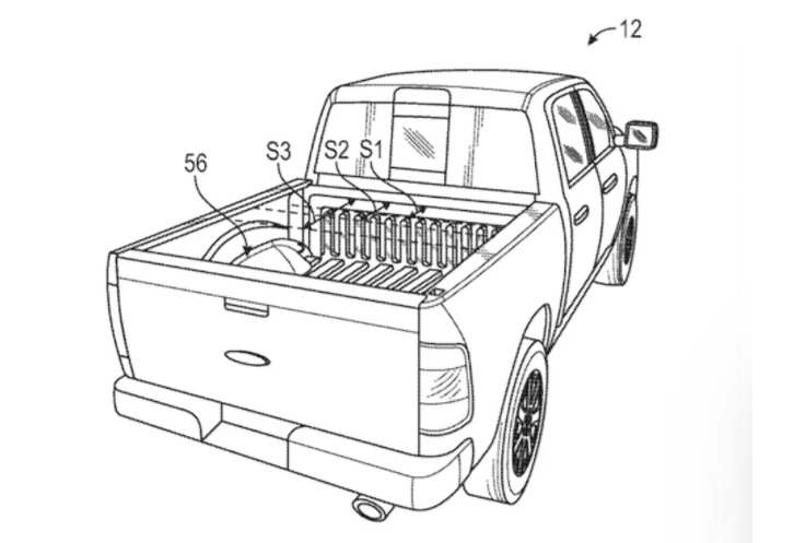 patent application images of new ford f 150 ev