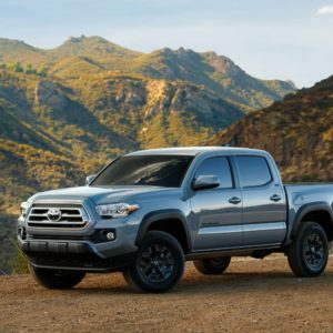 2021 toyota tacoma trail edition parked outside