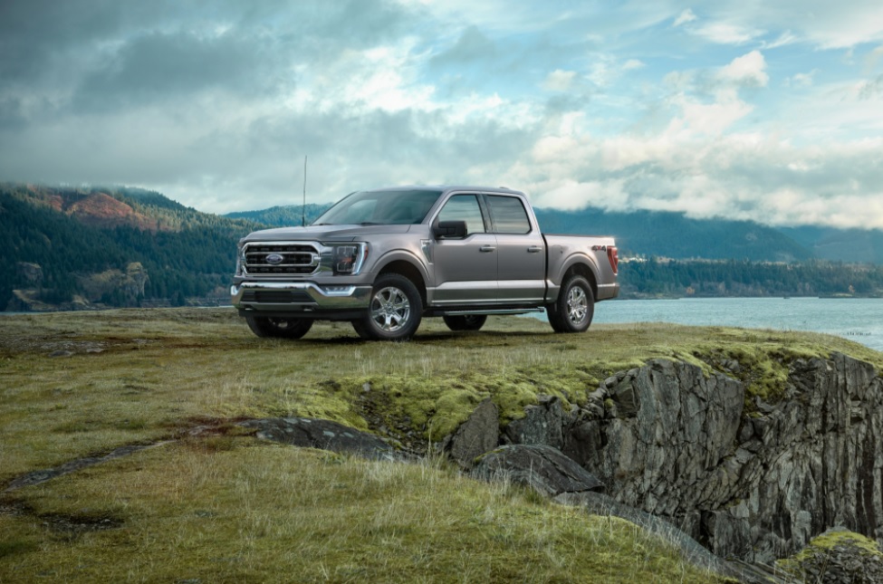 new ford f 150 by a cliff