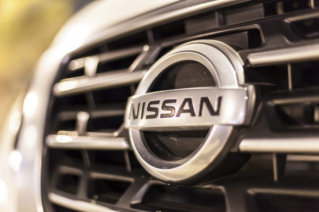 nissan logo on truck grille