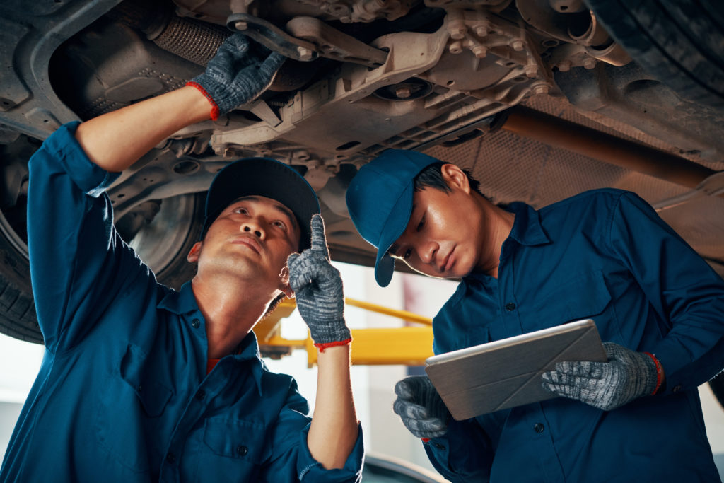 suspension subframe inspection