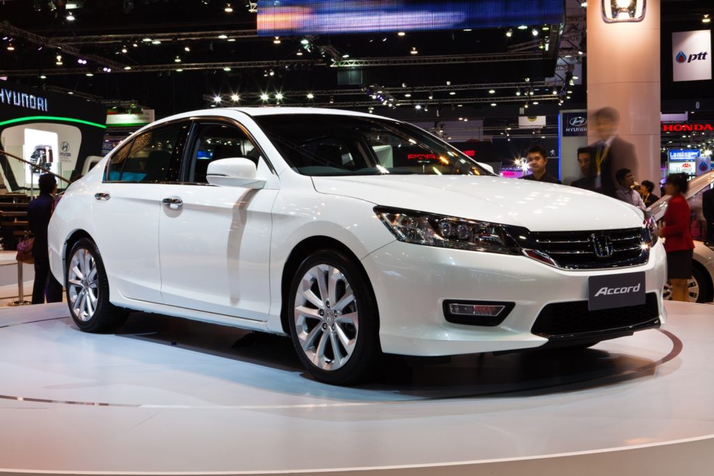 2013 honda accord on display