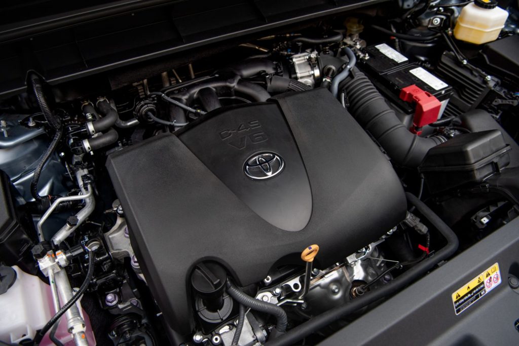 engine of 2020 toyota highlander