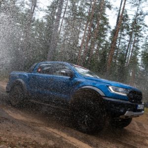 ford ranger in the outdoors