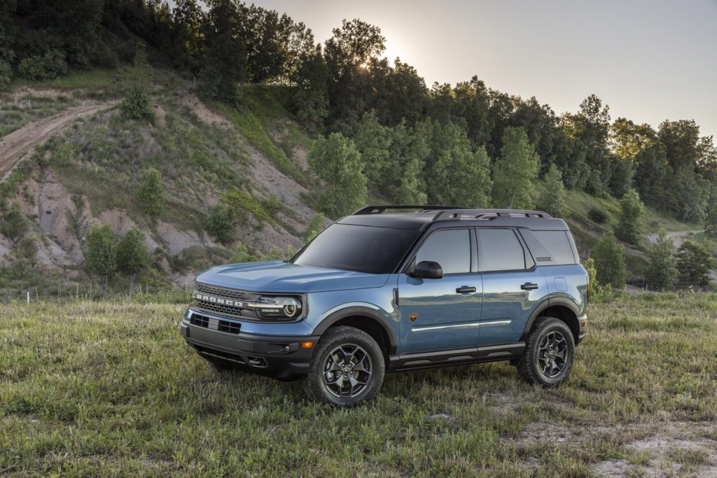 product shot of 2021 ford bronco sport