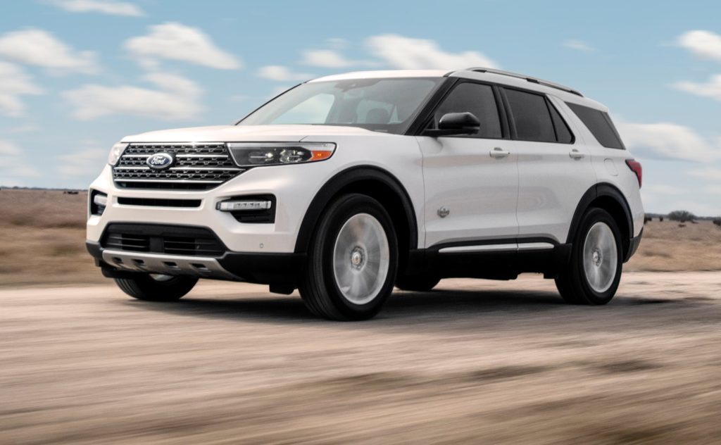 product shot of 2021 ford explorer kung ranch edition