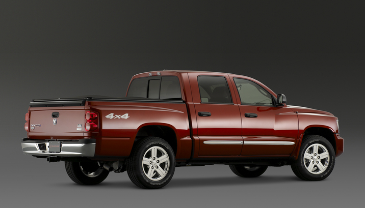 red dodge dakota product shot