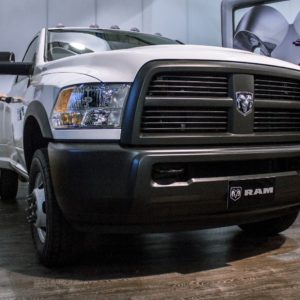 dodge dakota on display