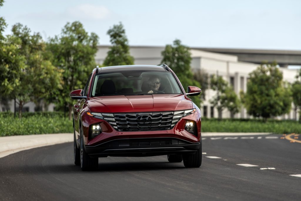 front shot of 2022 hyundai tucson