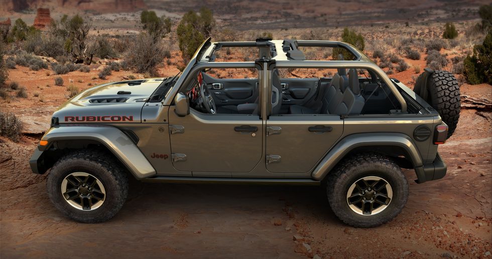 half door option now available on jeep wrangler