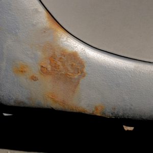 Rust on the Car Rocker Panel