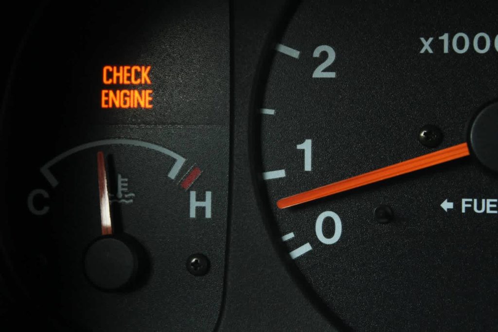 car check engine light on