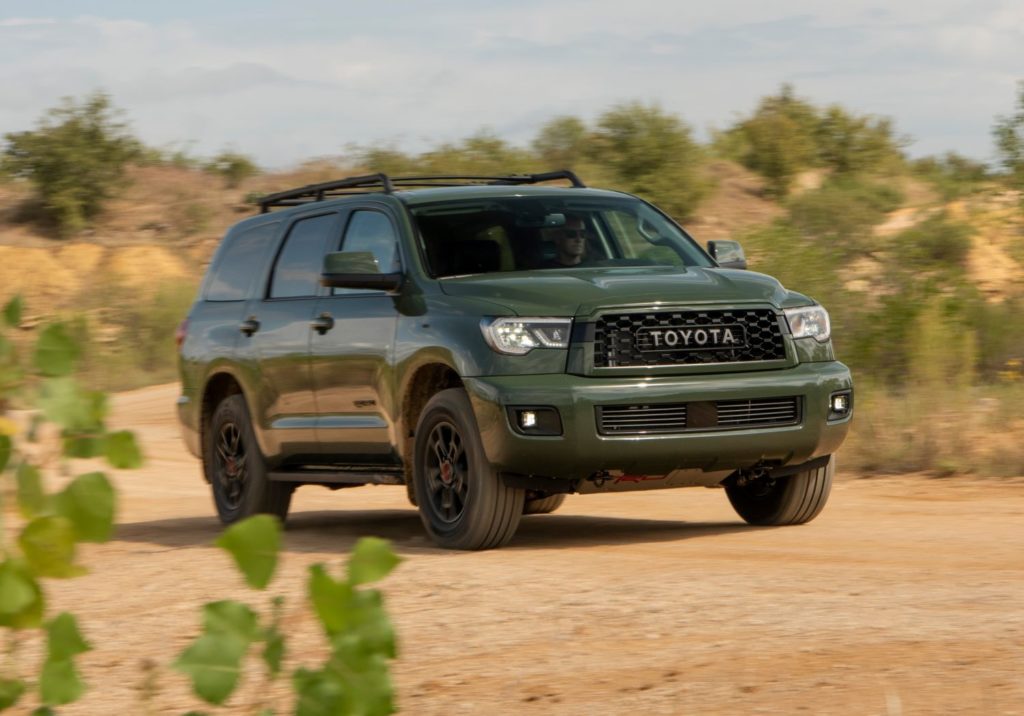 2020 toyota sequoia army green