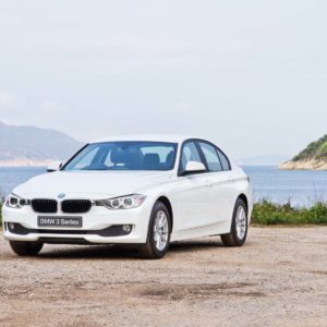 White BMW 328i