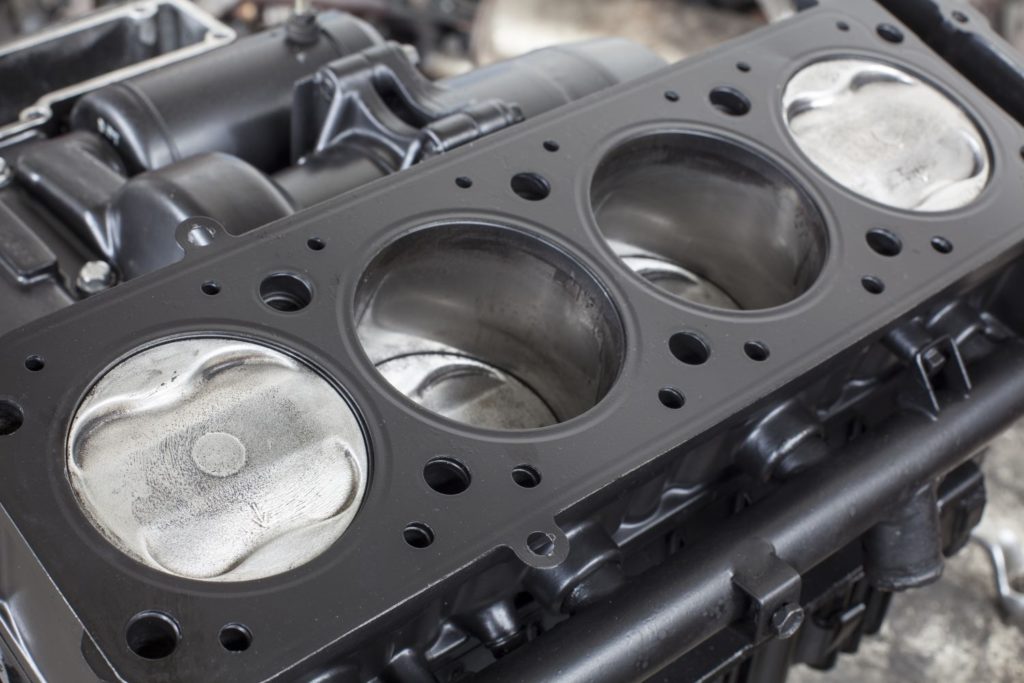 cylinder block of a car