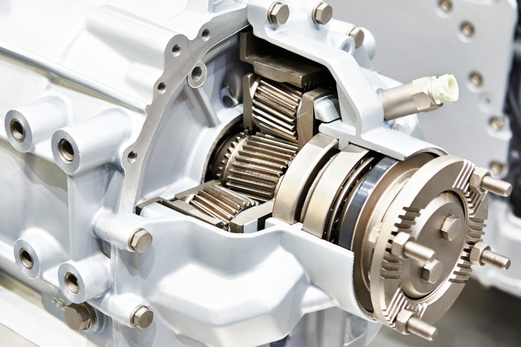 electrical central drive gear cross section