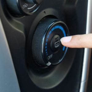 car defroster button