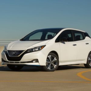 2021 Nissan LEAF white Nissan News USA