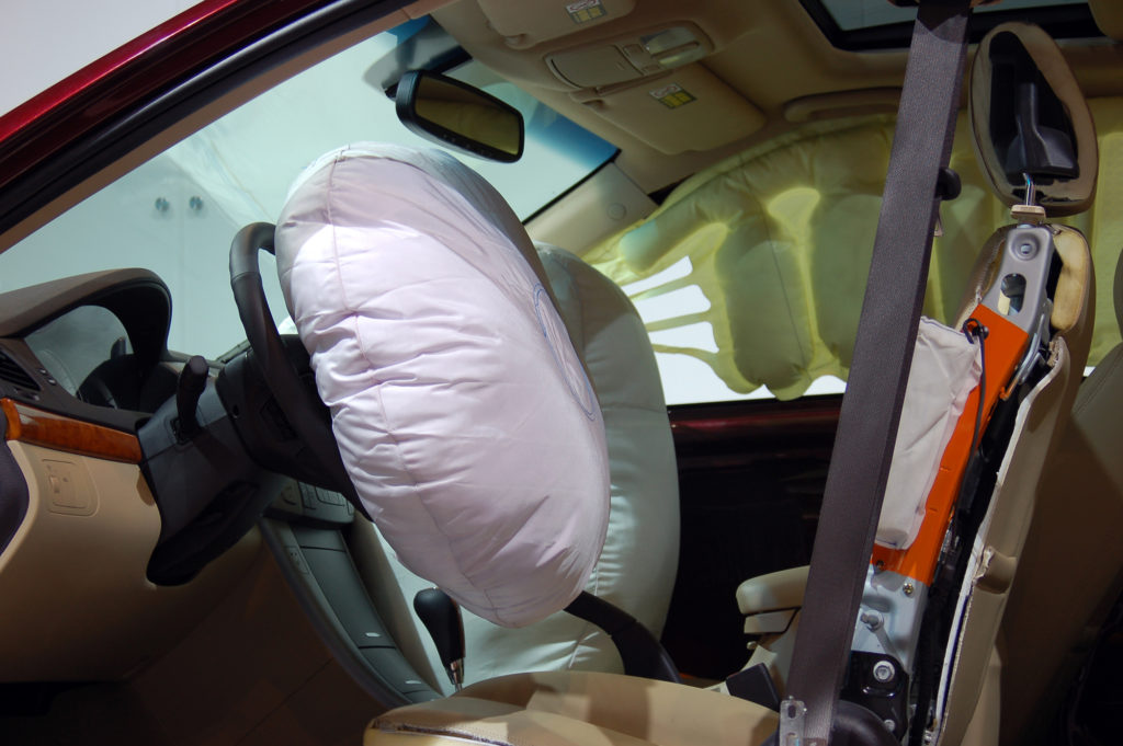 car air bags activated