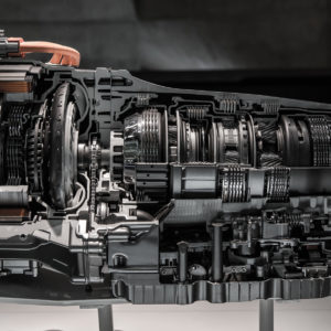 car automatic transmission cutaway side view