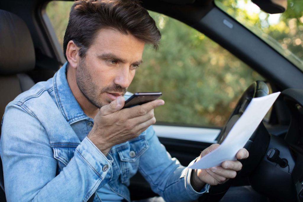 driver filing a complaint through phone call