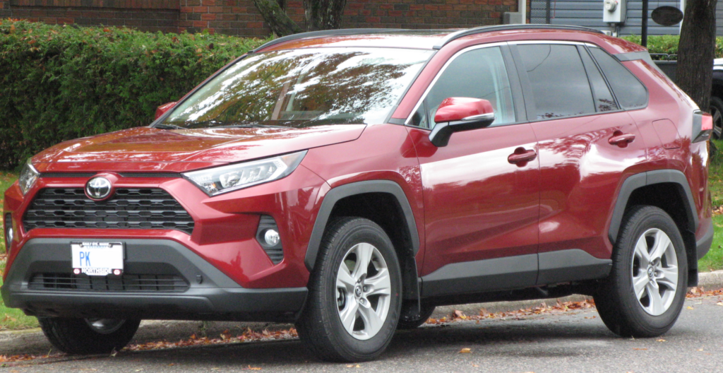 2020 toyota rav4 xle red