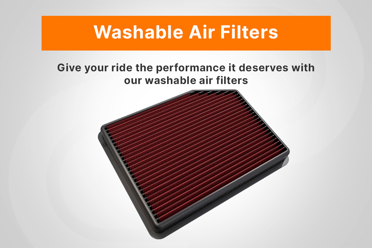 Reusable Washable Air Filters Oe Replacement Performance