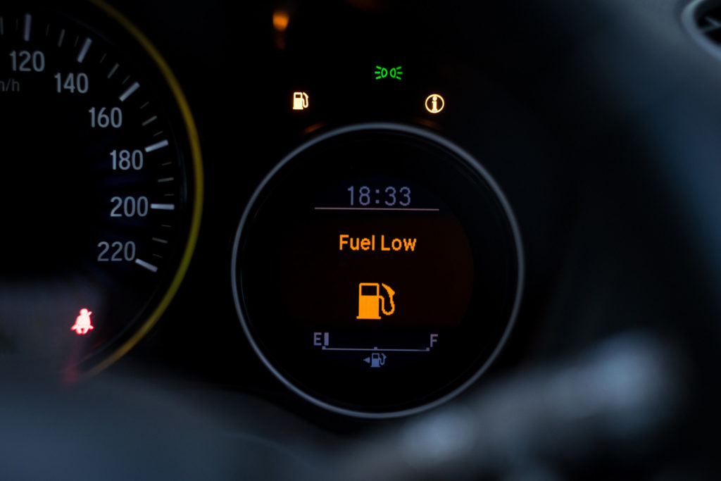 low fuel indicator