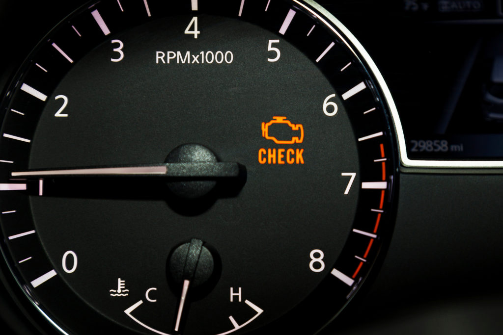 check engine light a symptom of p2299 code