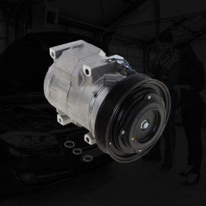 car ac compressor location