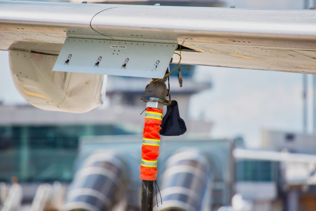 refuelling an aircraft