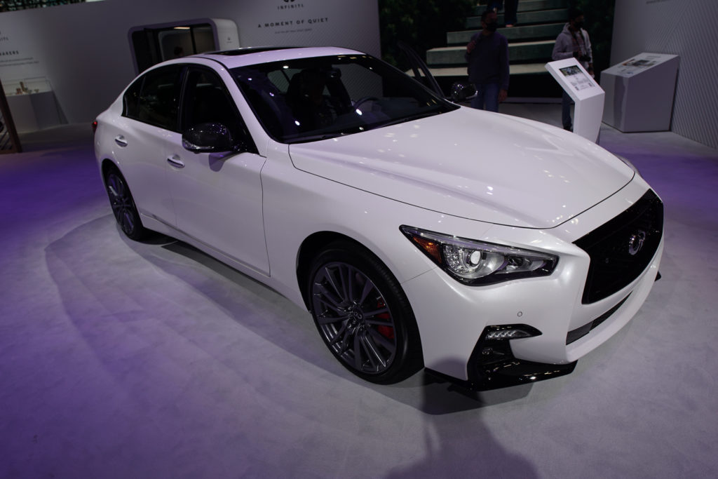 2023 infiniti q50 on display