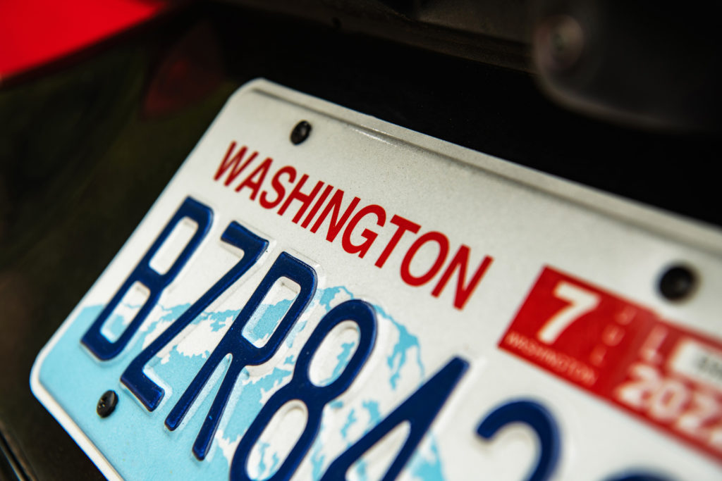 washington state car plate