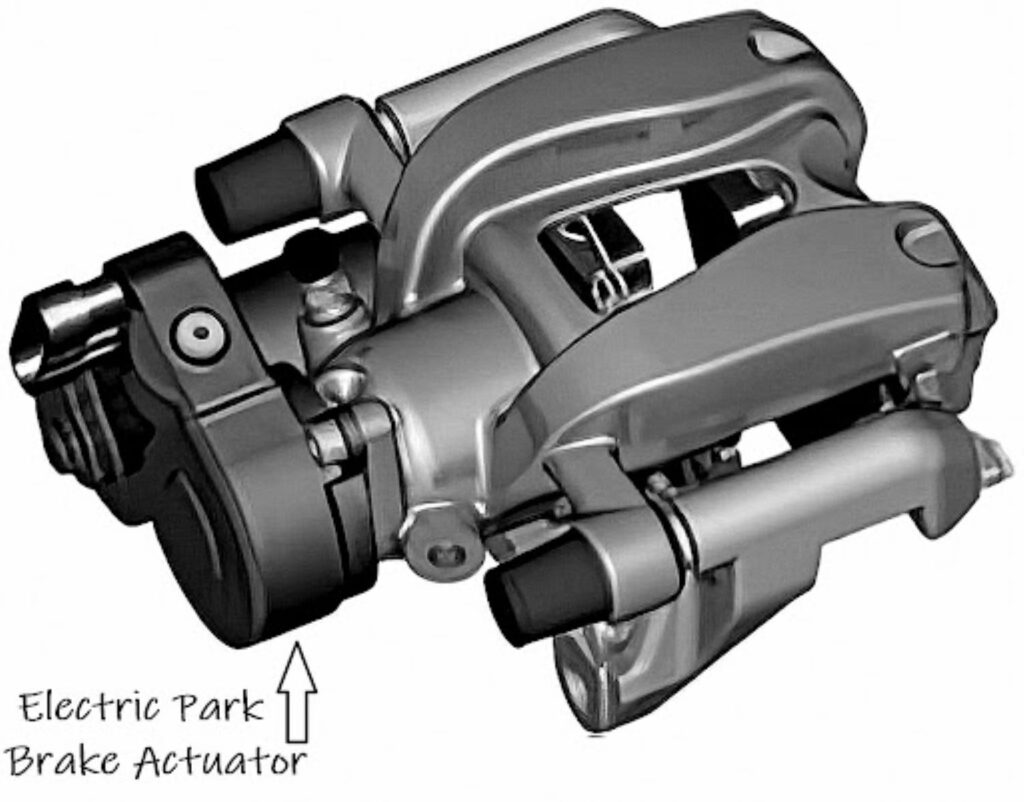 electric parking brake actuator image