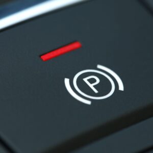 image of an electronic parking button parking brake