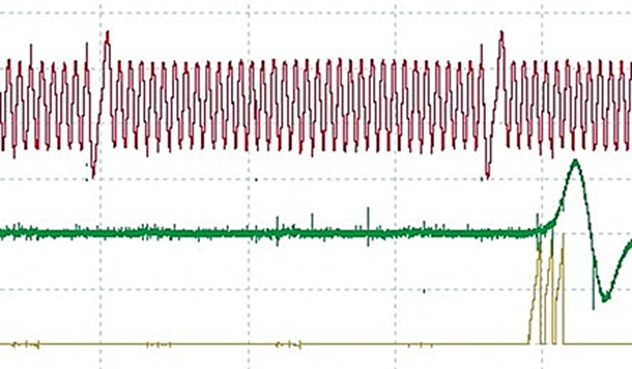 sensor trace of a 2006 Ford Escape with inductive sensors