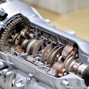 gearbox transmission cross section focused