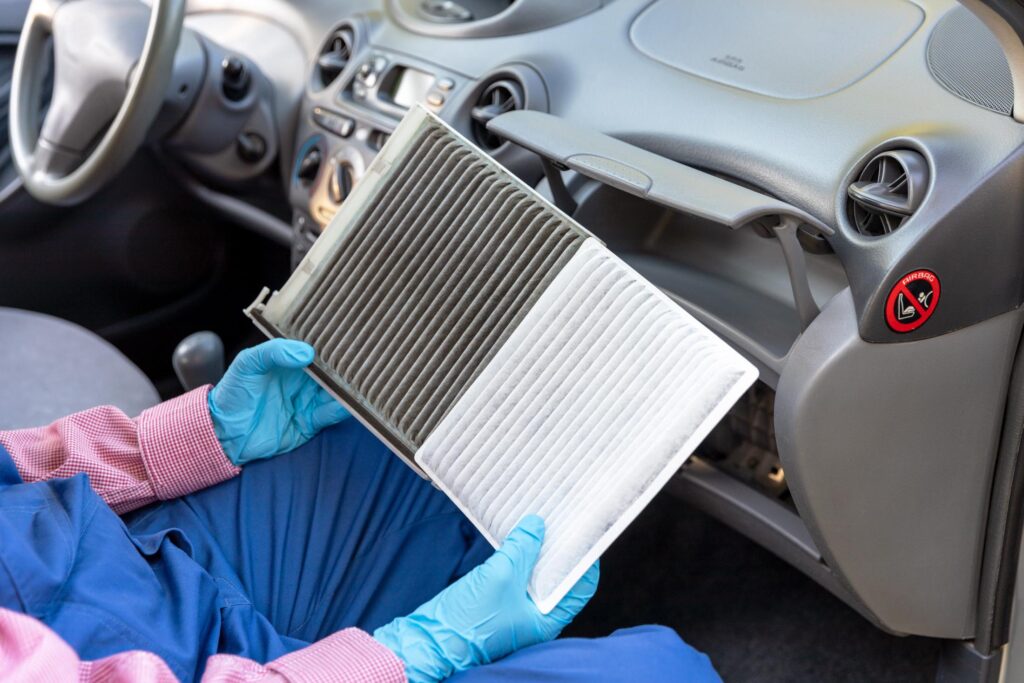 car cabin air filter replacement procedure