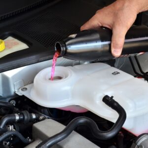 performing a coolant flush