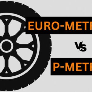 tire illustration with euro-metric vs p-metric texts