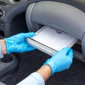 installing new cabin air filter