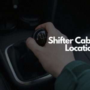 car shifter cable location