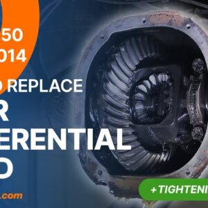 how to replace the rear differential fluid 2009 2014 ford f150