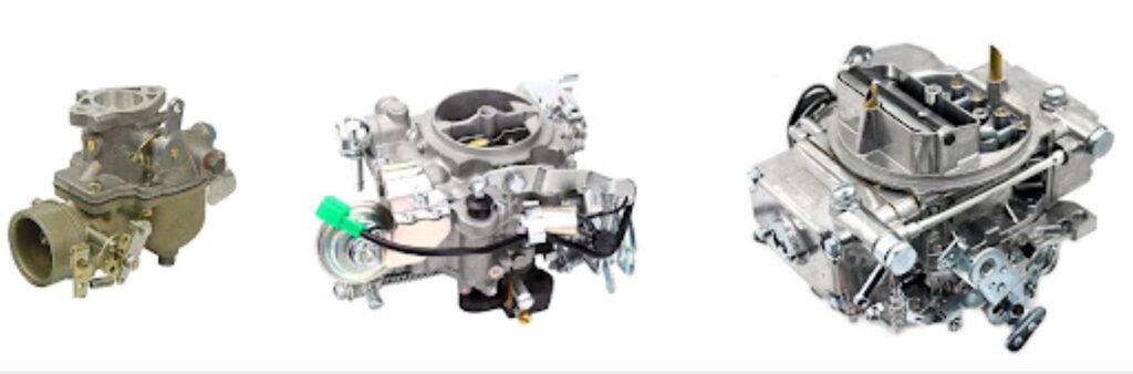 different images of automotive carburetors