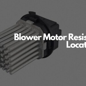 blower motor resistor location thumbnail